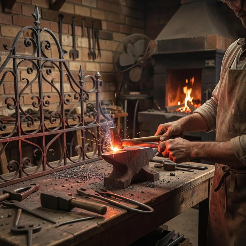 Comment s'appelle l'artisan qui travaille le fer ? Métier, tarifs et réalisations