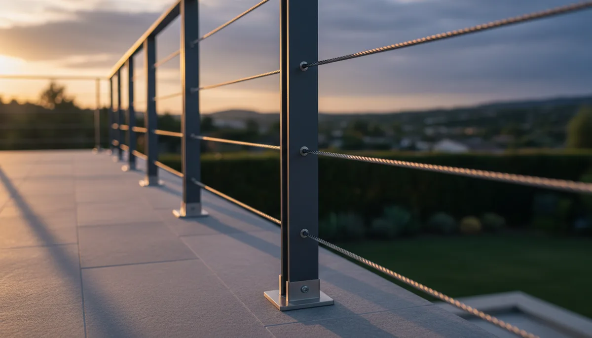 Garde-corps métal extérieur : matériaux, pose et prix 2026