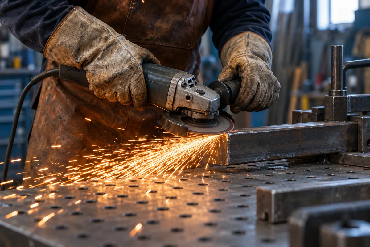 Meuler et souder à l'atelier : la table aspirante, comment ça marche